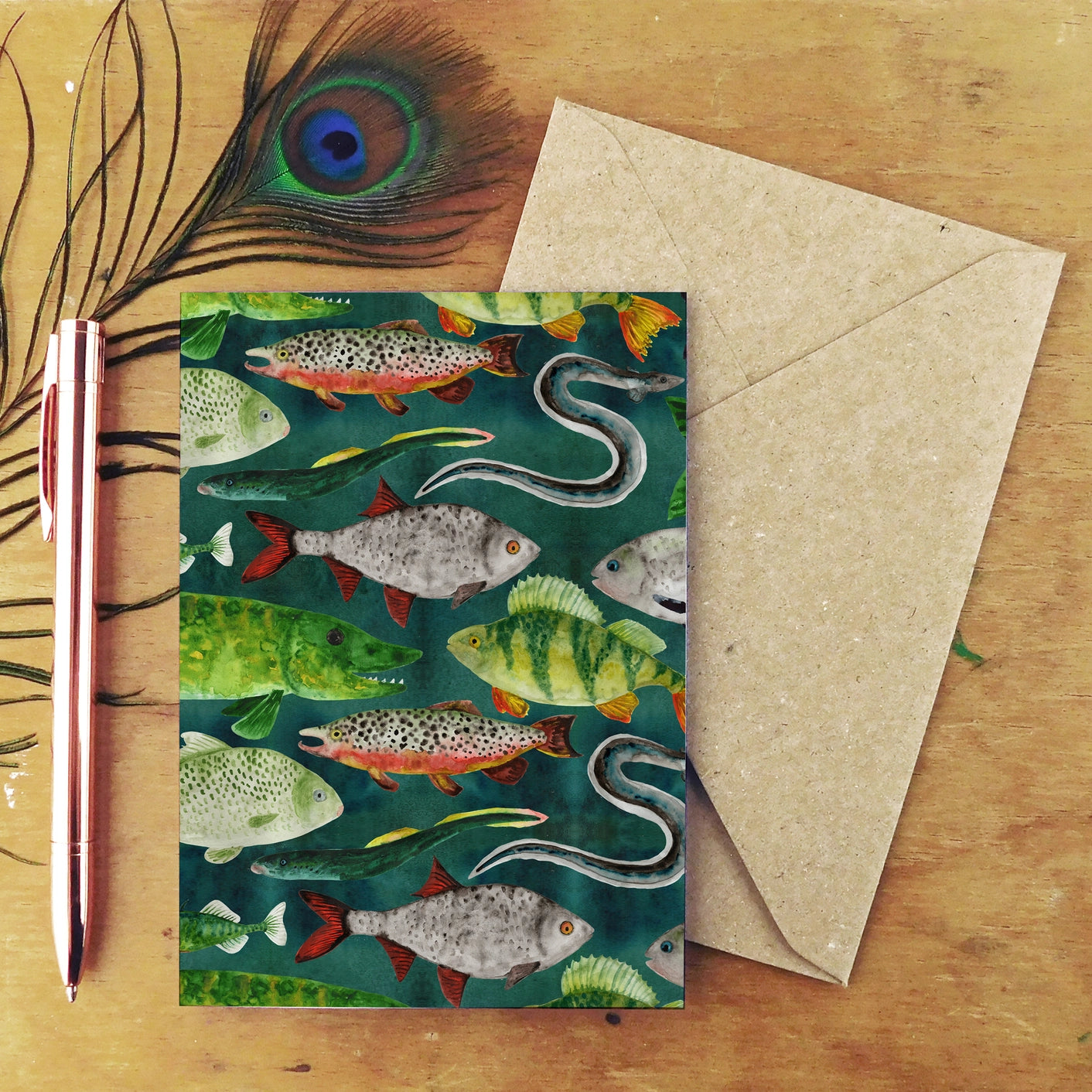 Flumens Freshwater Fish Print Card