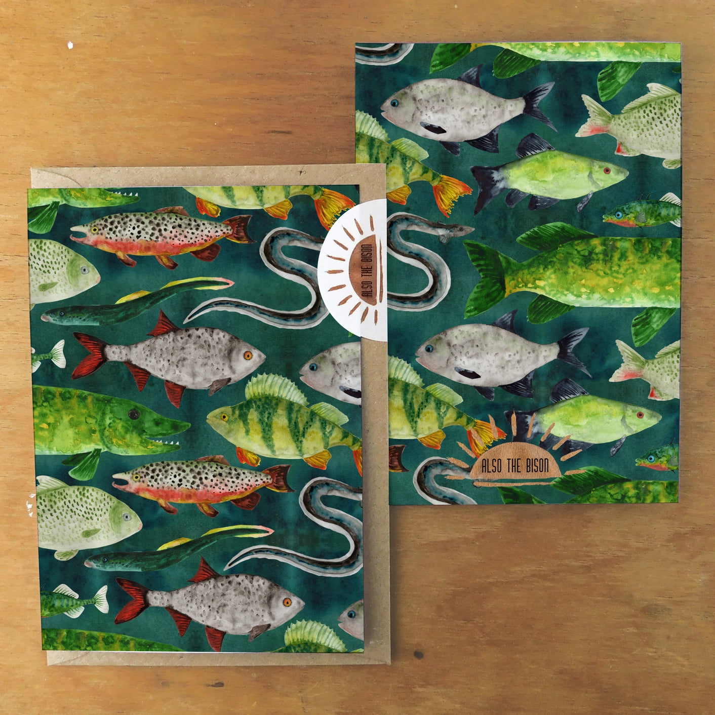 Flumens Freshwater Fish Print Card