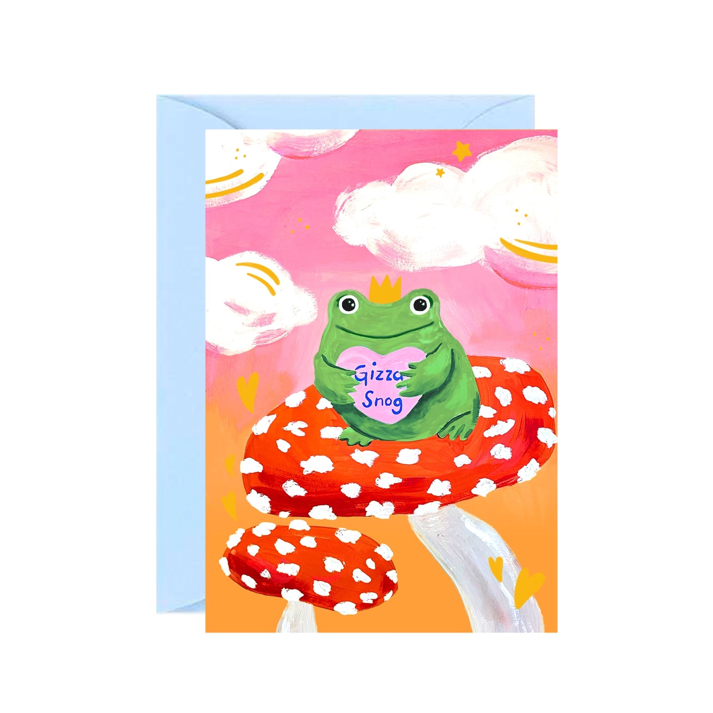 Gizza Snog Frog Card