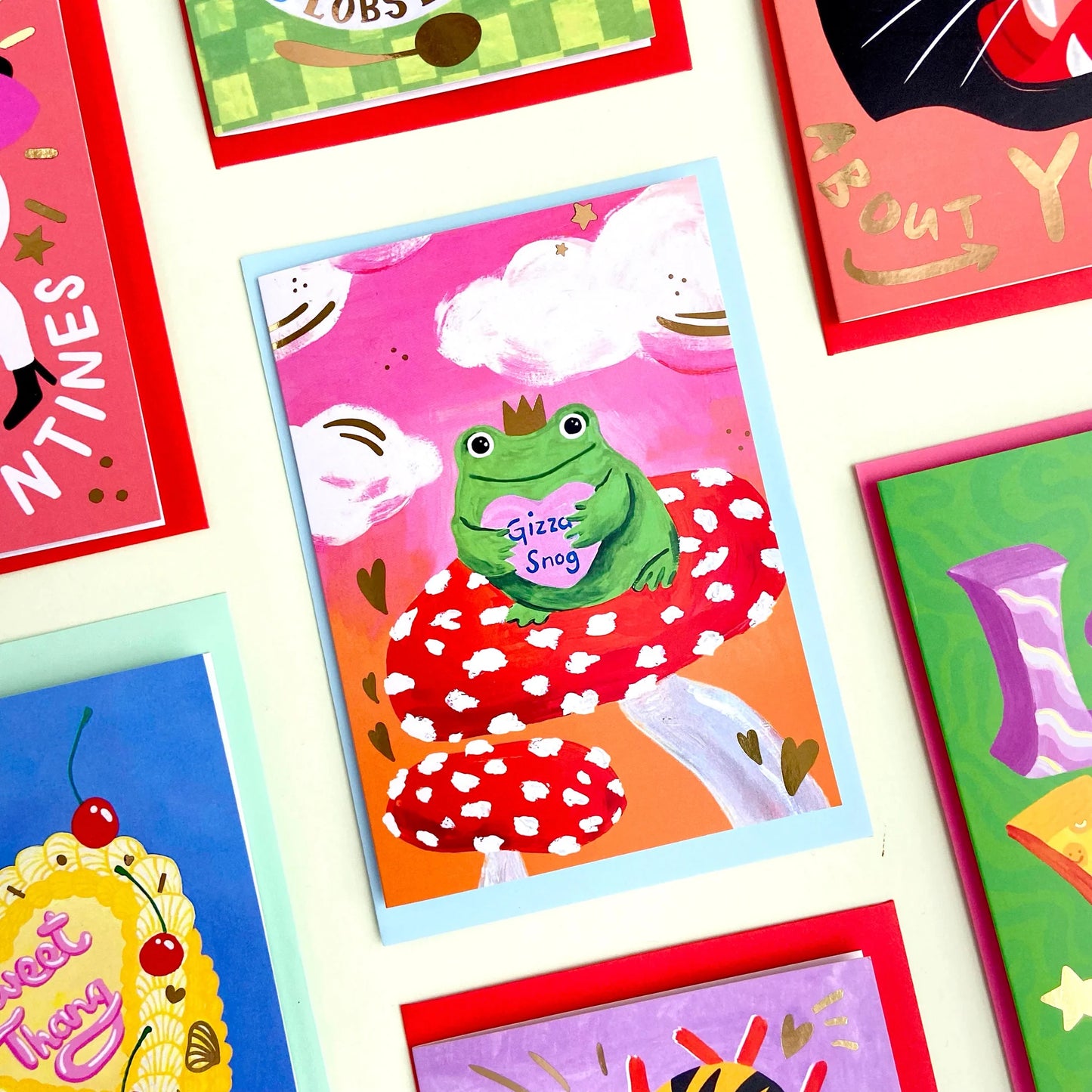 Gizza Snog Frog Card