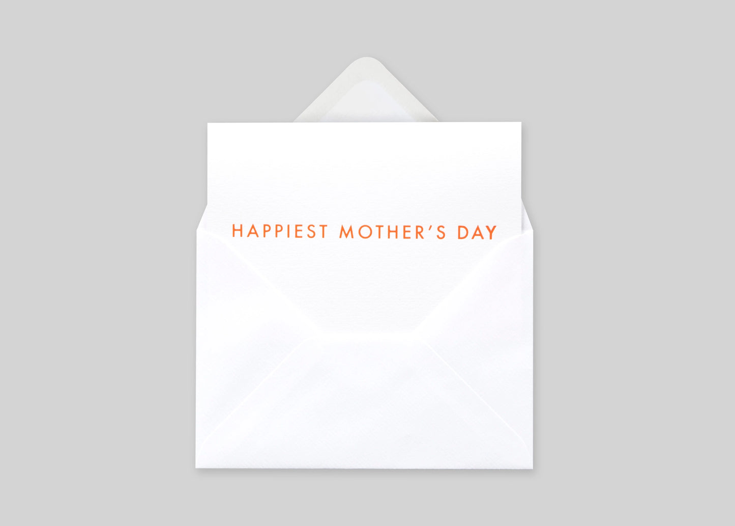 Happiest Mother's Day Neon Print Card