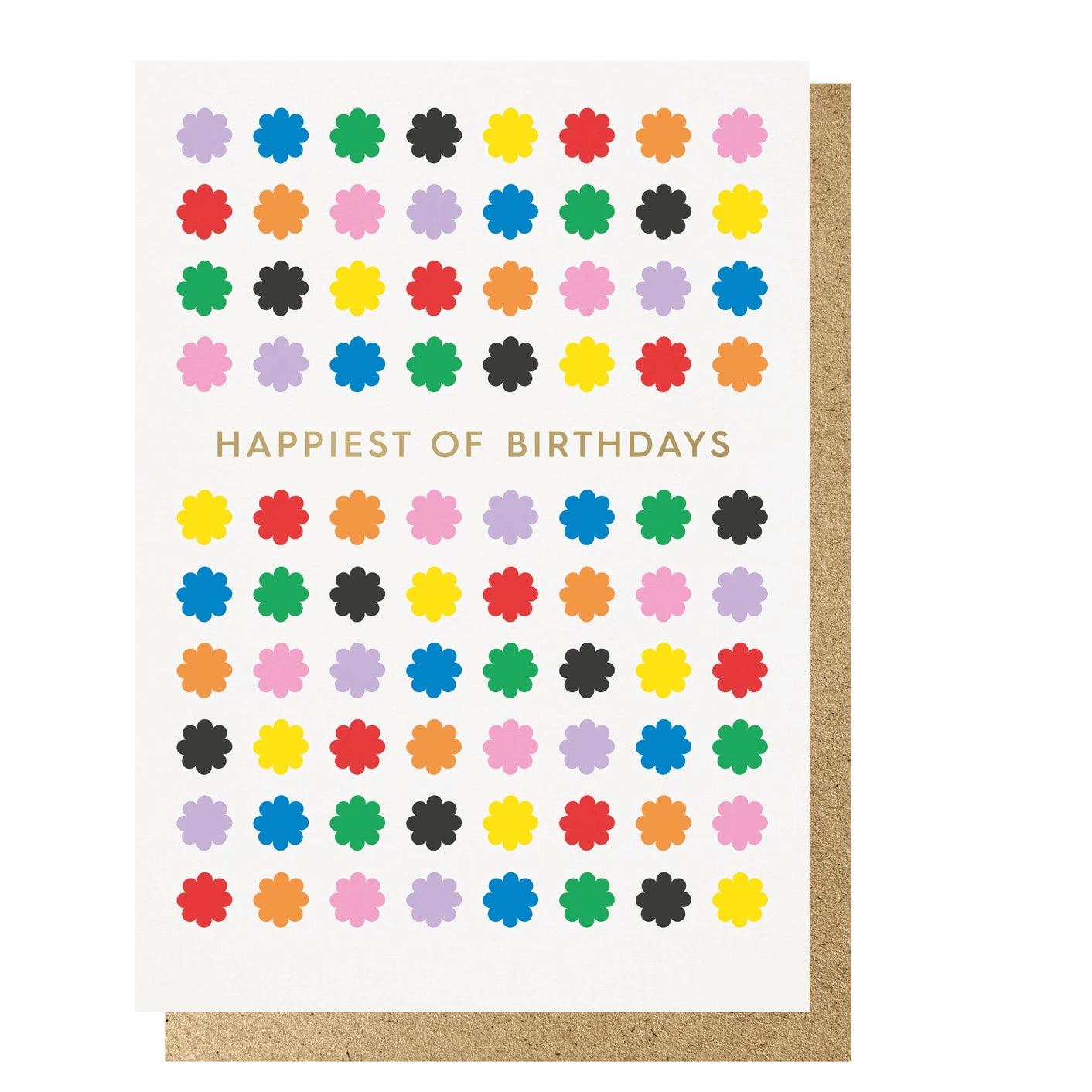 Happiest of Birthdays Flower Card