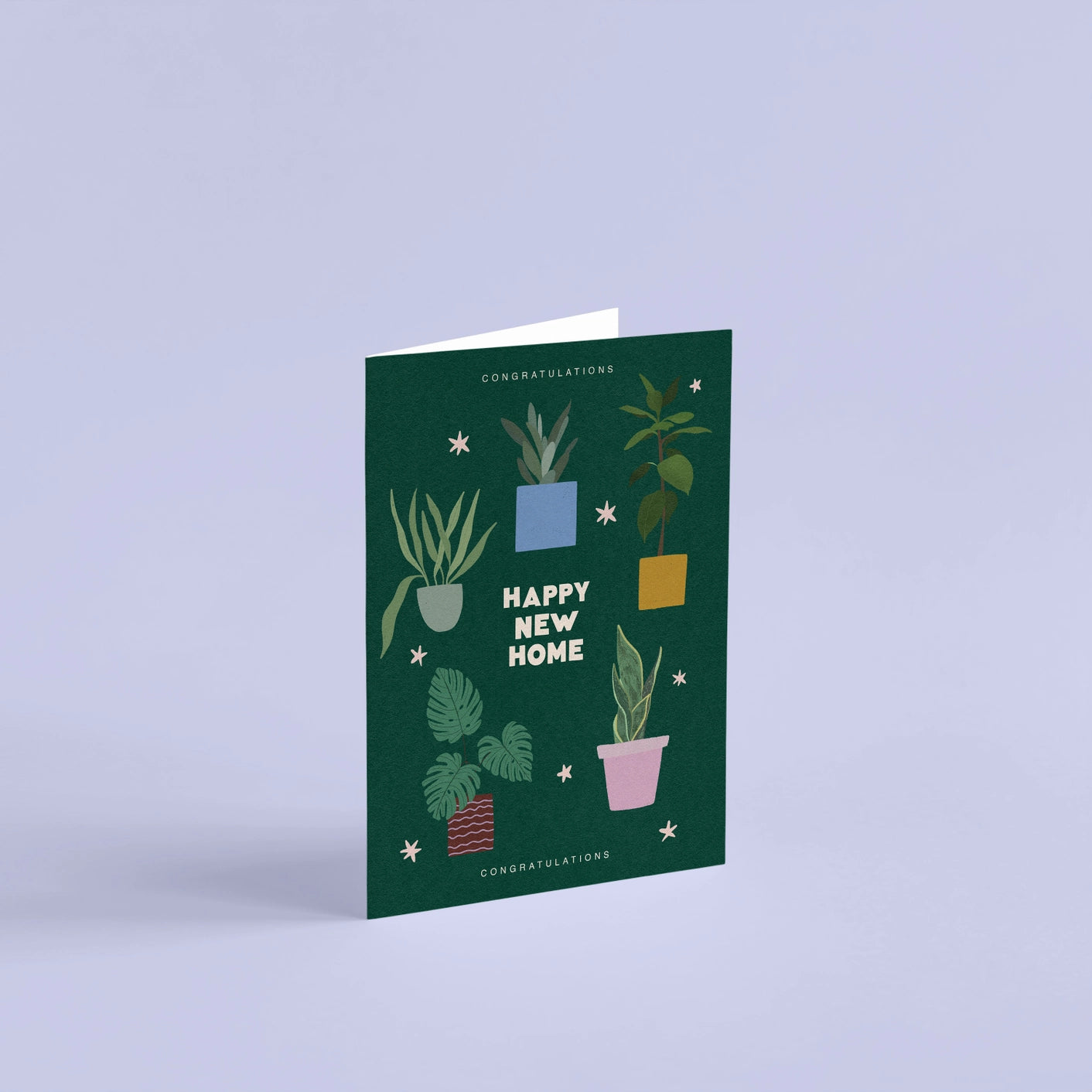 Happy New Home Houseplant Card