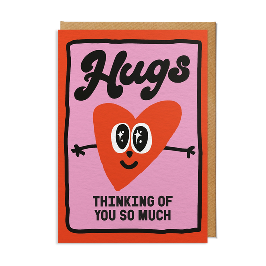 'Hugs, Thinking of You' Card - Loola Loves UK