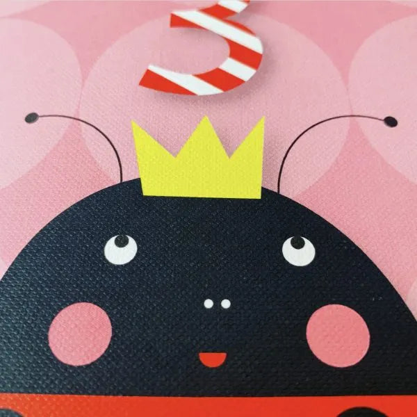 Ladybird Age 3 Card
