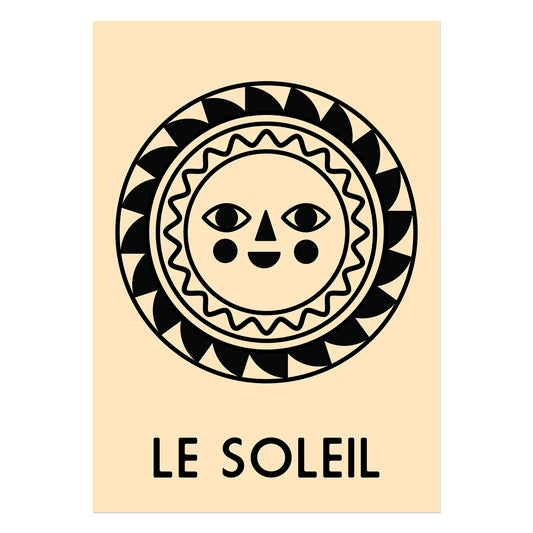 Print Le Soleil Giclee - A4 