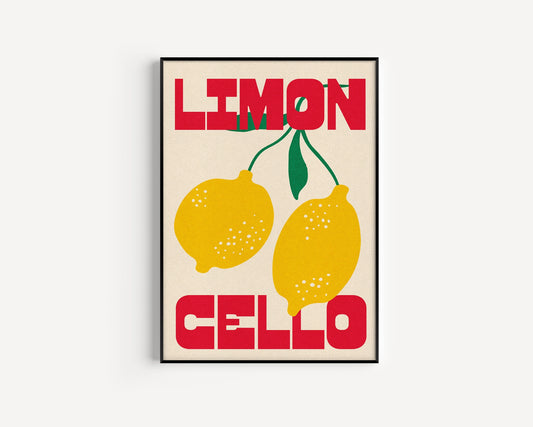 Limoncello Print - A4