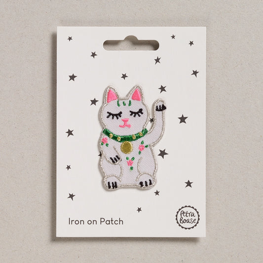 Iron-on Patch - Lucky Cat