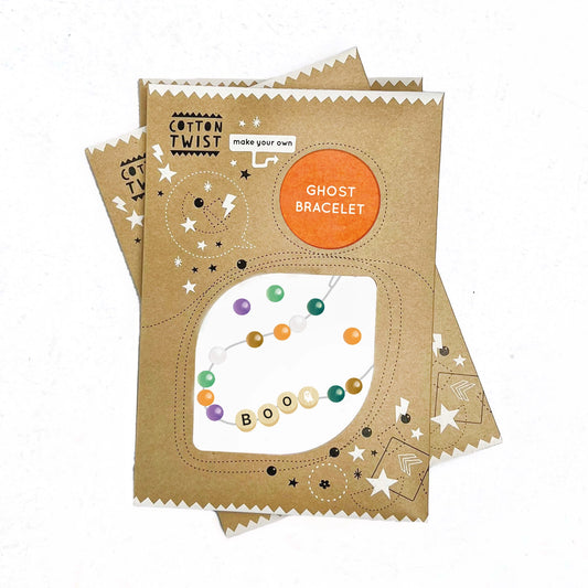 Cotton Twist bracelet-making kit with cardboard packaging on a white background