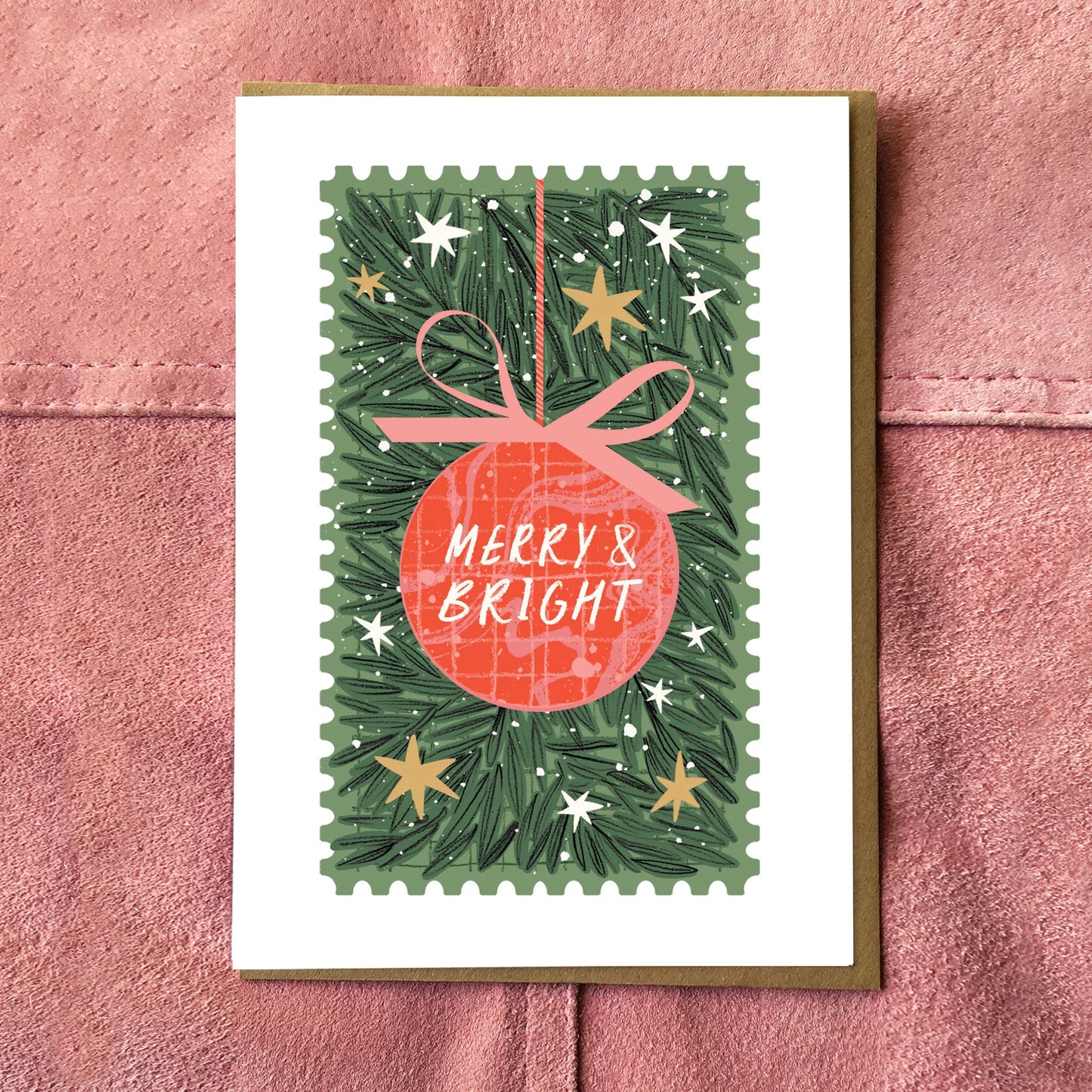 Merry & Bright Bauble Card