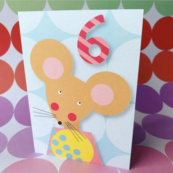 Mouse Age 6 Card
