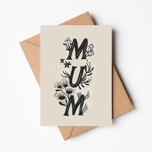 'Mum' Mother's Day Card - Loola Loves UK
