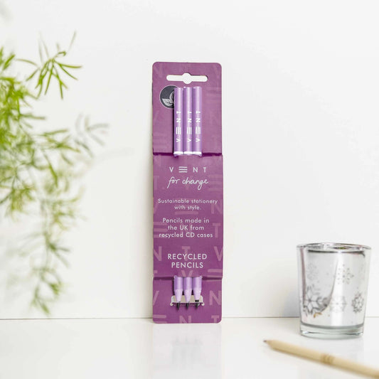 Recycled 'Make a Mark' Pencils - Purple