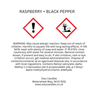 Raspberry & Black Pepper Wax Melts - Box of 5