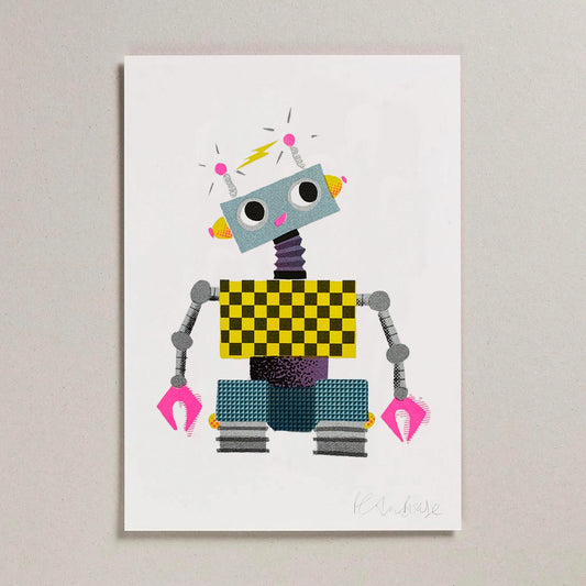 Robot 2 Riso Print - A4