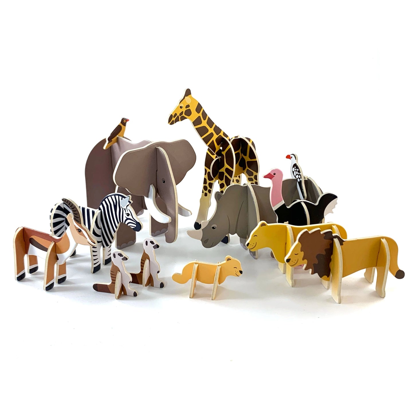 Savannah Animals Pop-out Play Set