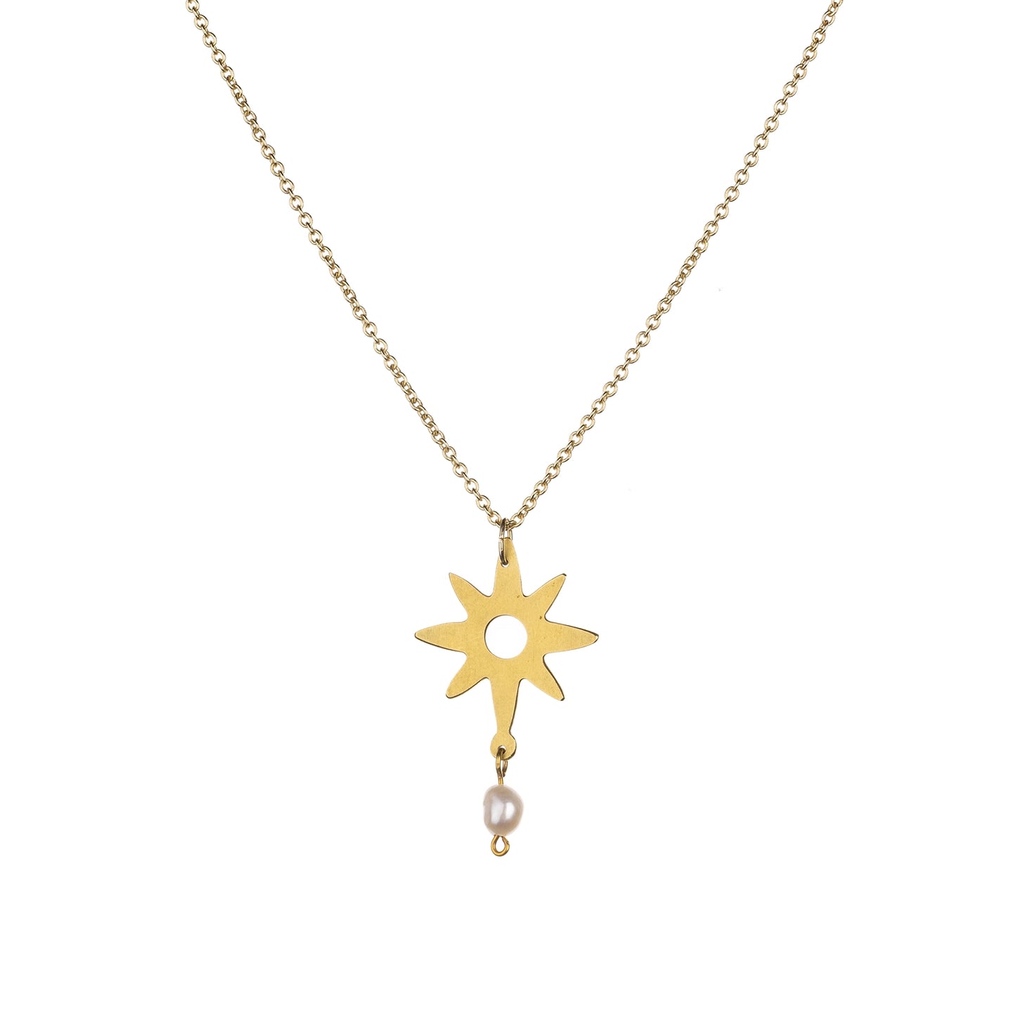 Starburst Pearl Pendant