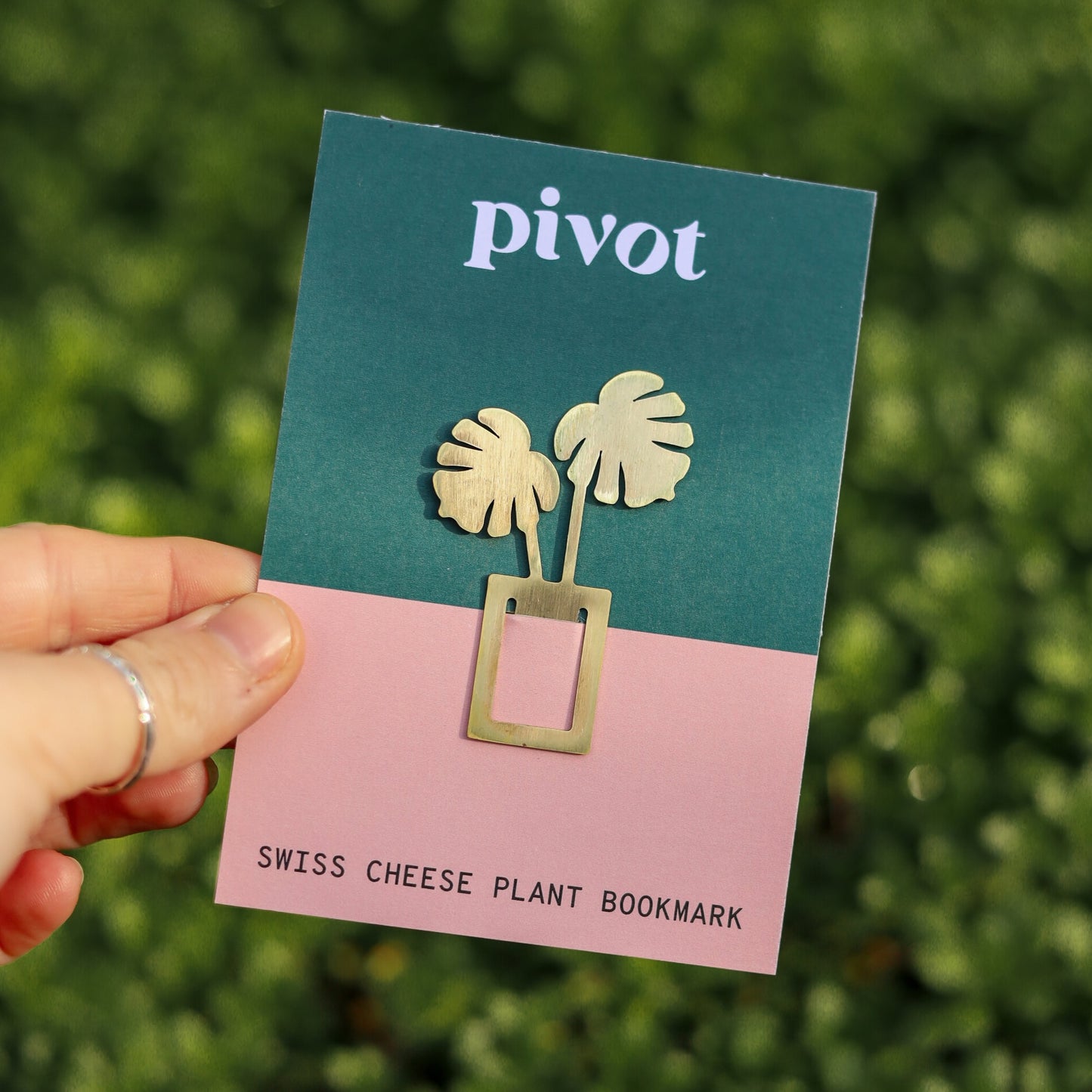 Houseplant Bookmark - Swiss Cheese Plant