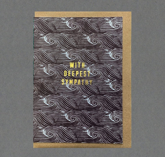 With Deepest Sympathy Sea Card