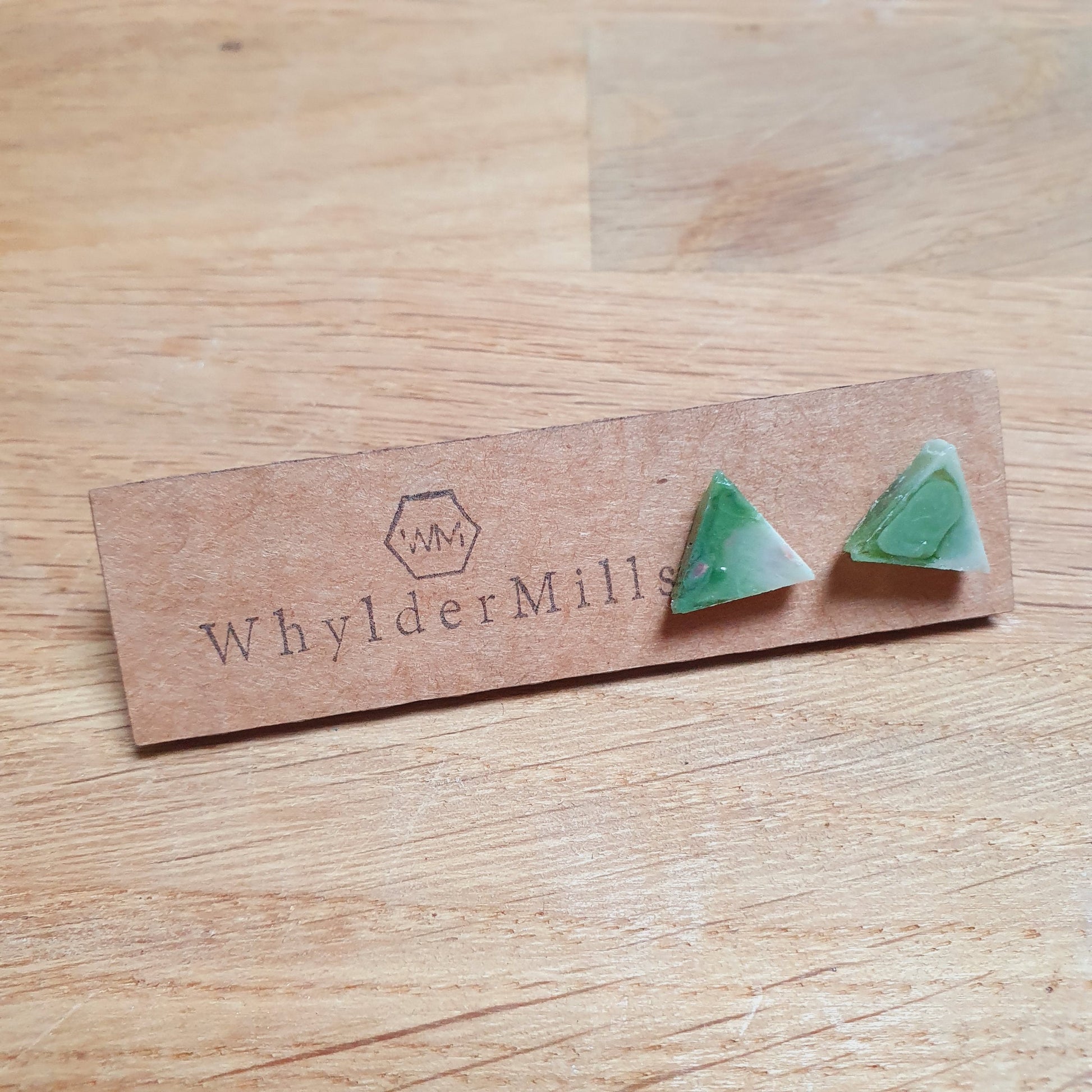 Triangle Studs - Whylder Mills - Loola Loves UK