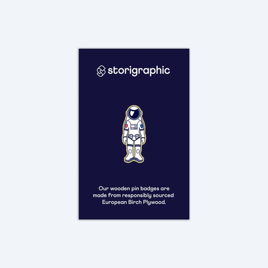 Astronaut Pin Badge