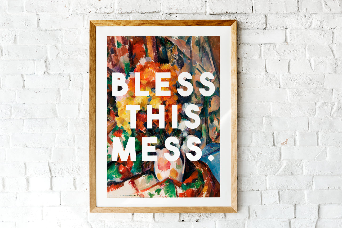 Bless This Mess Print - A4