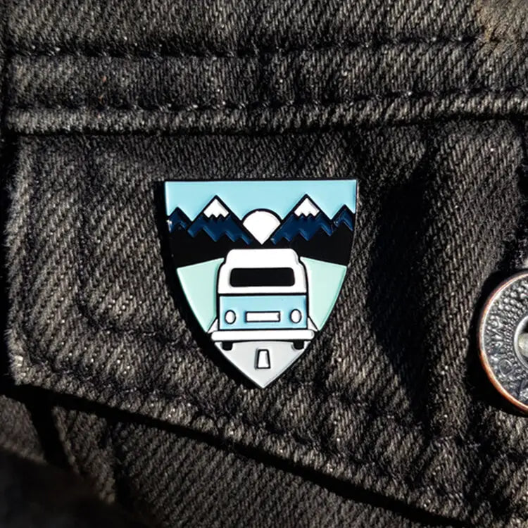 Campervan Pin Badge