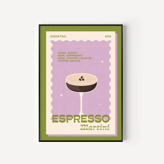 Espresso Martini Print - A4