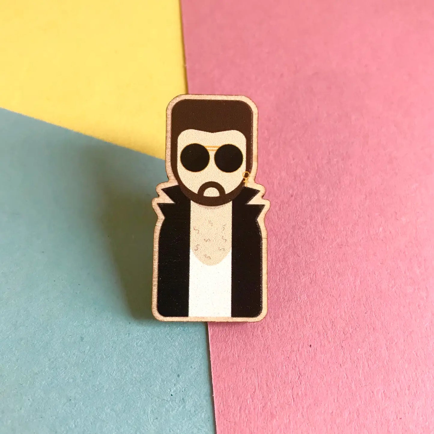 George Michael Wooden Pin