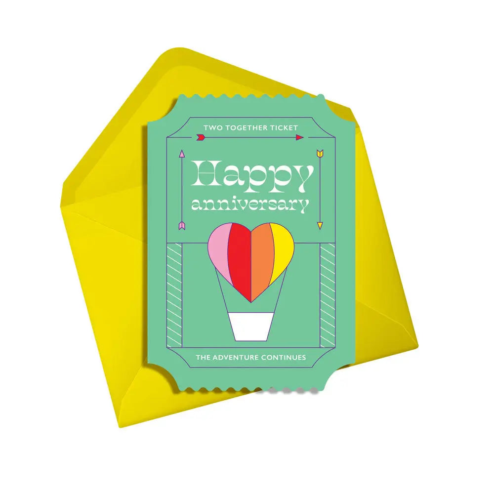 Happy Anniversary Balloon Card