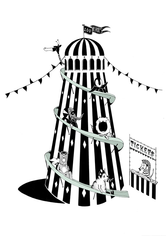 Print Helter Skelter - A4