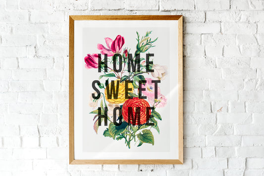 Home Sweet Home Print - A4