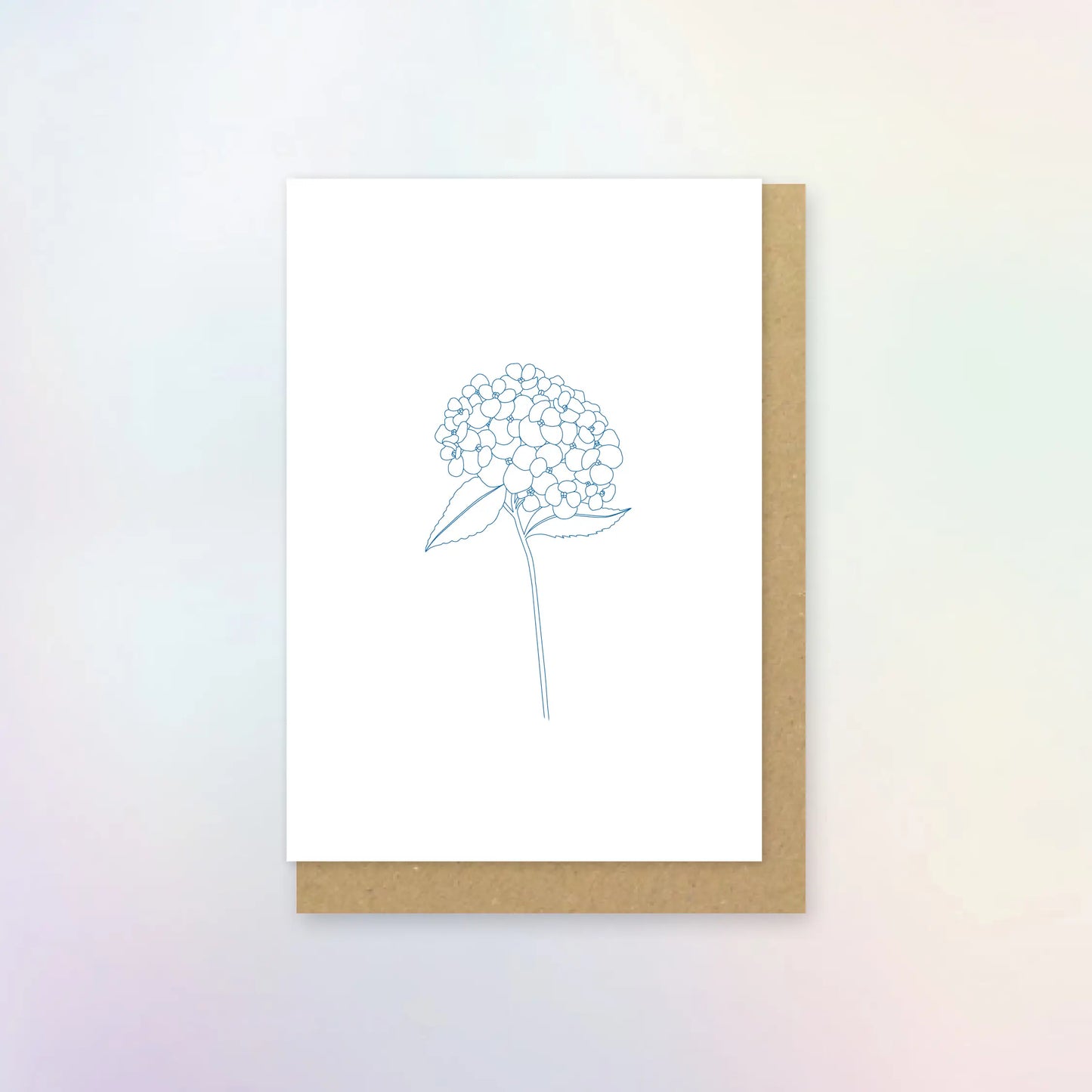 Hydrangea Flower Card
