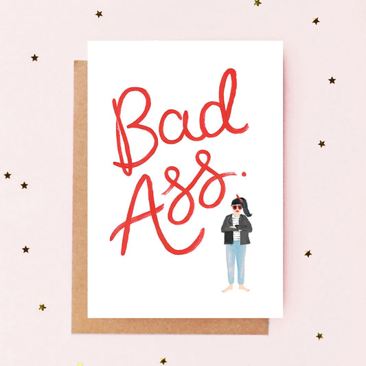 Bad Ass Card - Loola Loves UK