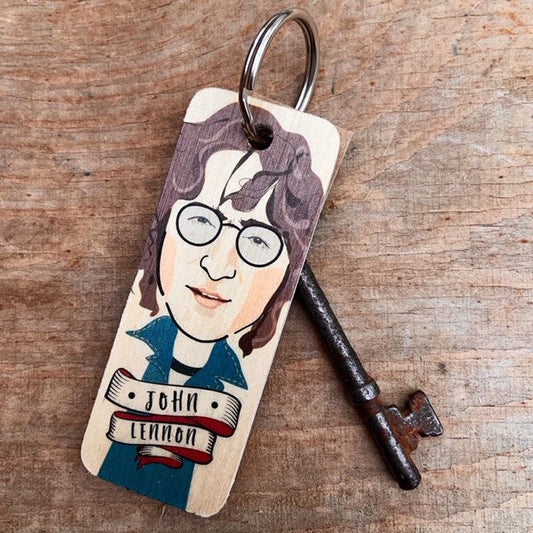 John Lennon Keyring