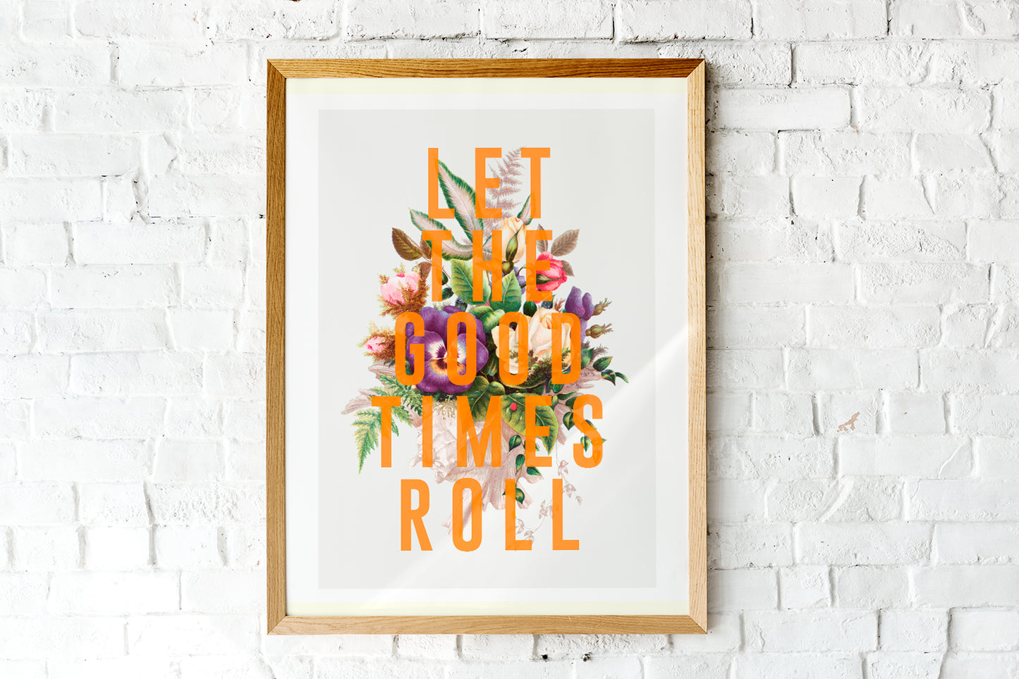 Let The Good Times Roll Print - A4