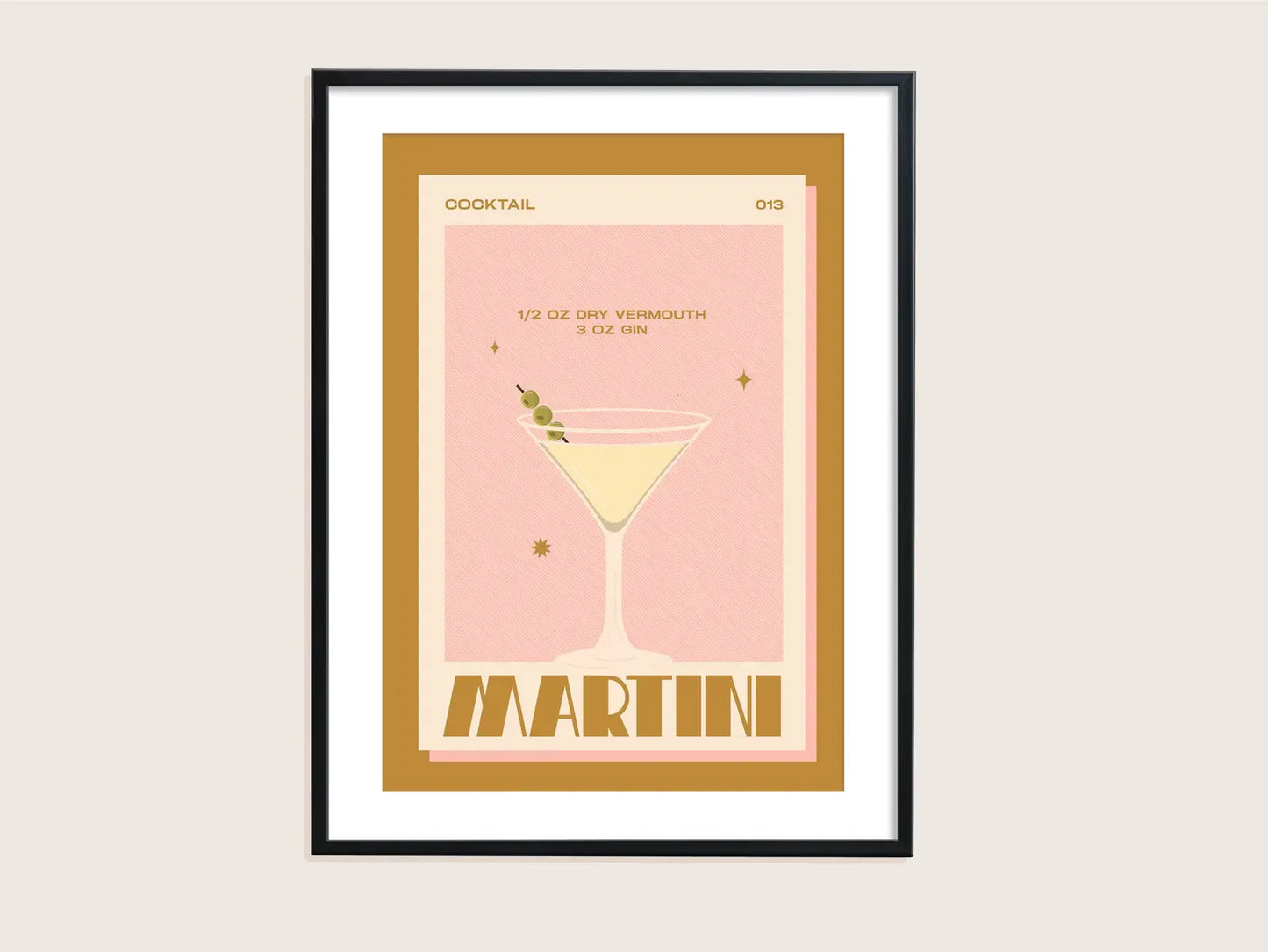 Martini Print - A4
