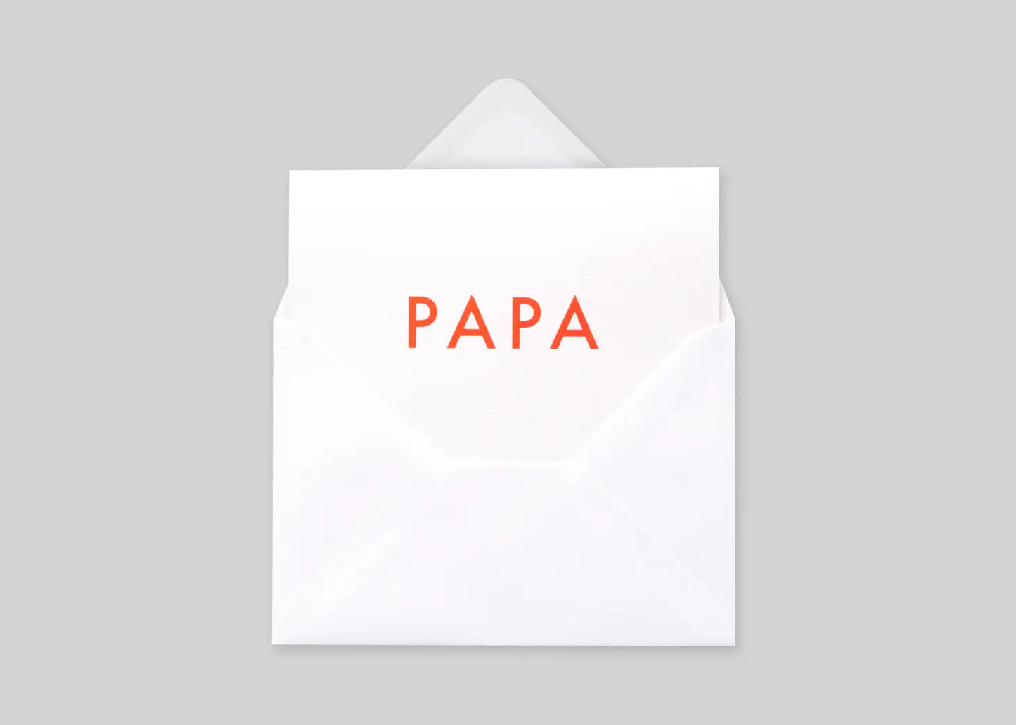 Papa Neon Print Card