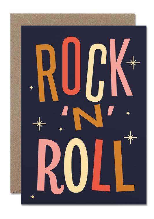 Rock 'N' Roll Card - Loola Loves UK