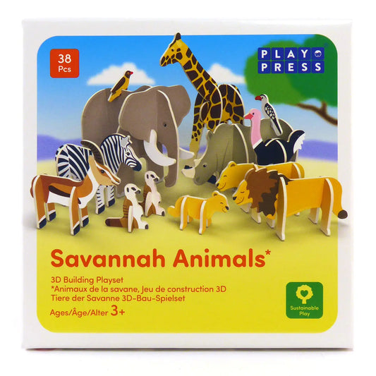 Savannah Animals Pop-out Play Set