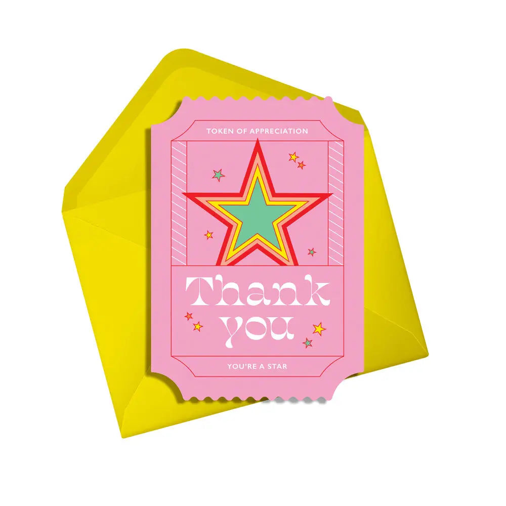 Thank You Star Card