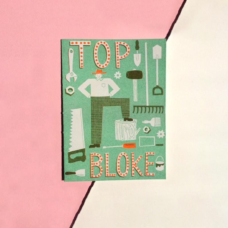 'Top Bloke' Card