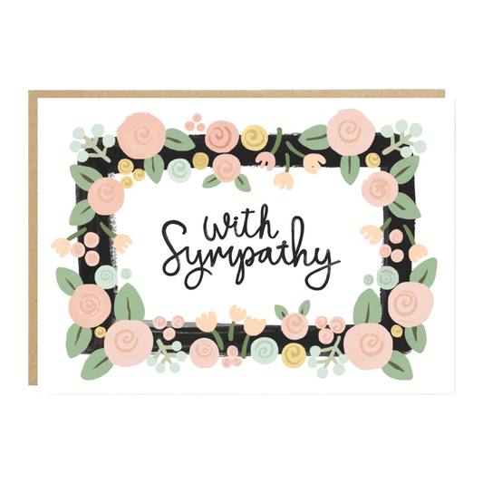 With Sympathy Card